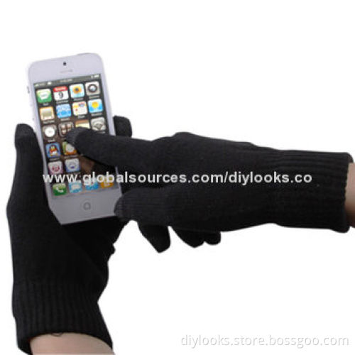 Dot Gloves for Touchscreen, Ideal for iPhone 5, iPhone 4 and 4S/iPad/iPod TouchNew